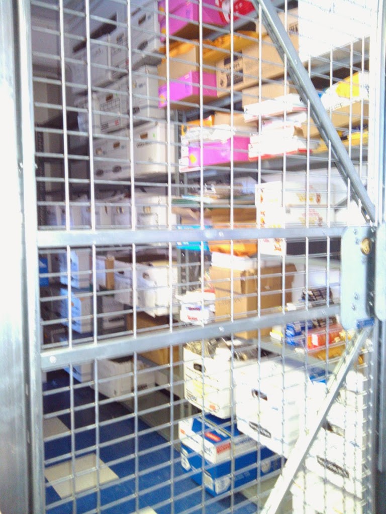 Security Cage in NYC Office protects Office Supplies| Loss Prevention Solutions