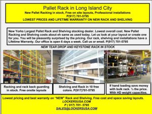 Pallet racking Queens NY