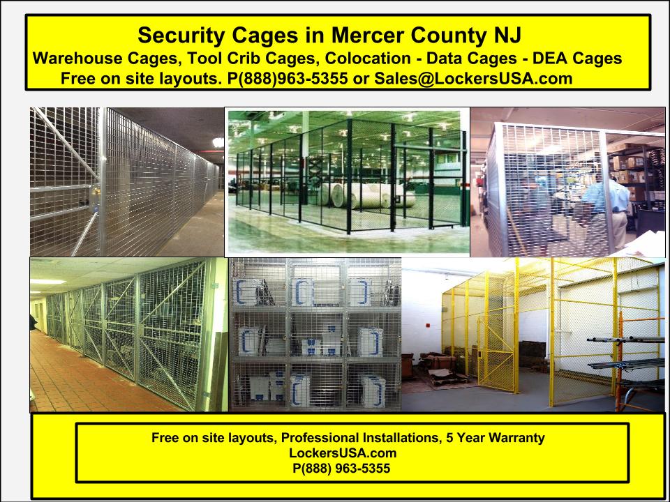Security Cages Mercer County NJ Robbinsville NJ Warehouse