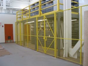 Welded Wire Partition Security Cages Avenel