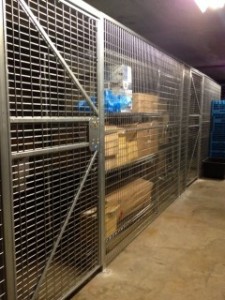 wire partition cages Hoboken