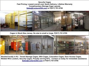 Warehouse Security Cage NJ