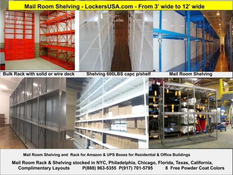 Mail Room Shelving - LockersUSA.com - Solutions for Amazon Boxes