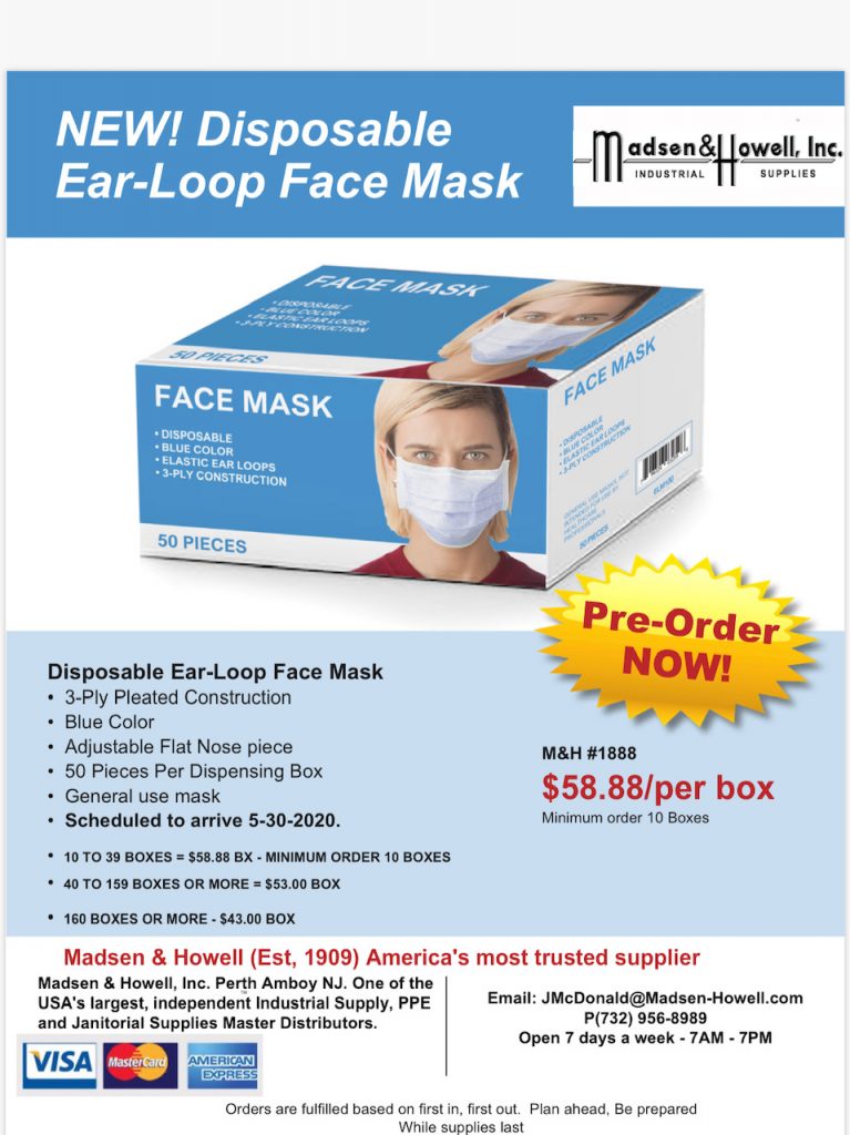 Face Masks New Jersey