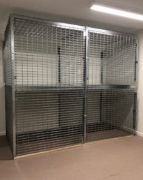 Welded wire storage cages Philadelphia