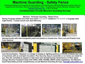 Machine Guard Safety Fence New Jersey