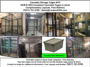 DEA Cannabis Storage Cages Brooklyn NY