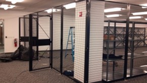 Wire partition cages New Jersey