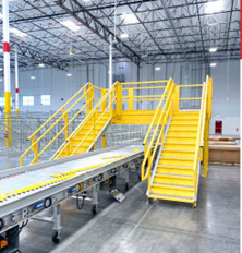 Conveyor crossover stairs NJ