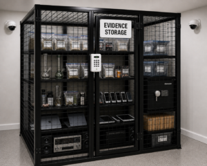 DEA evidence storage cages NJ