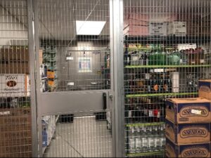 Liquor storage Cage NYC