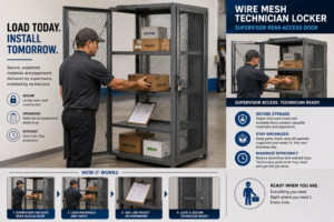 wire mesh lockers